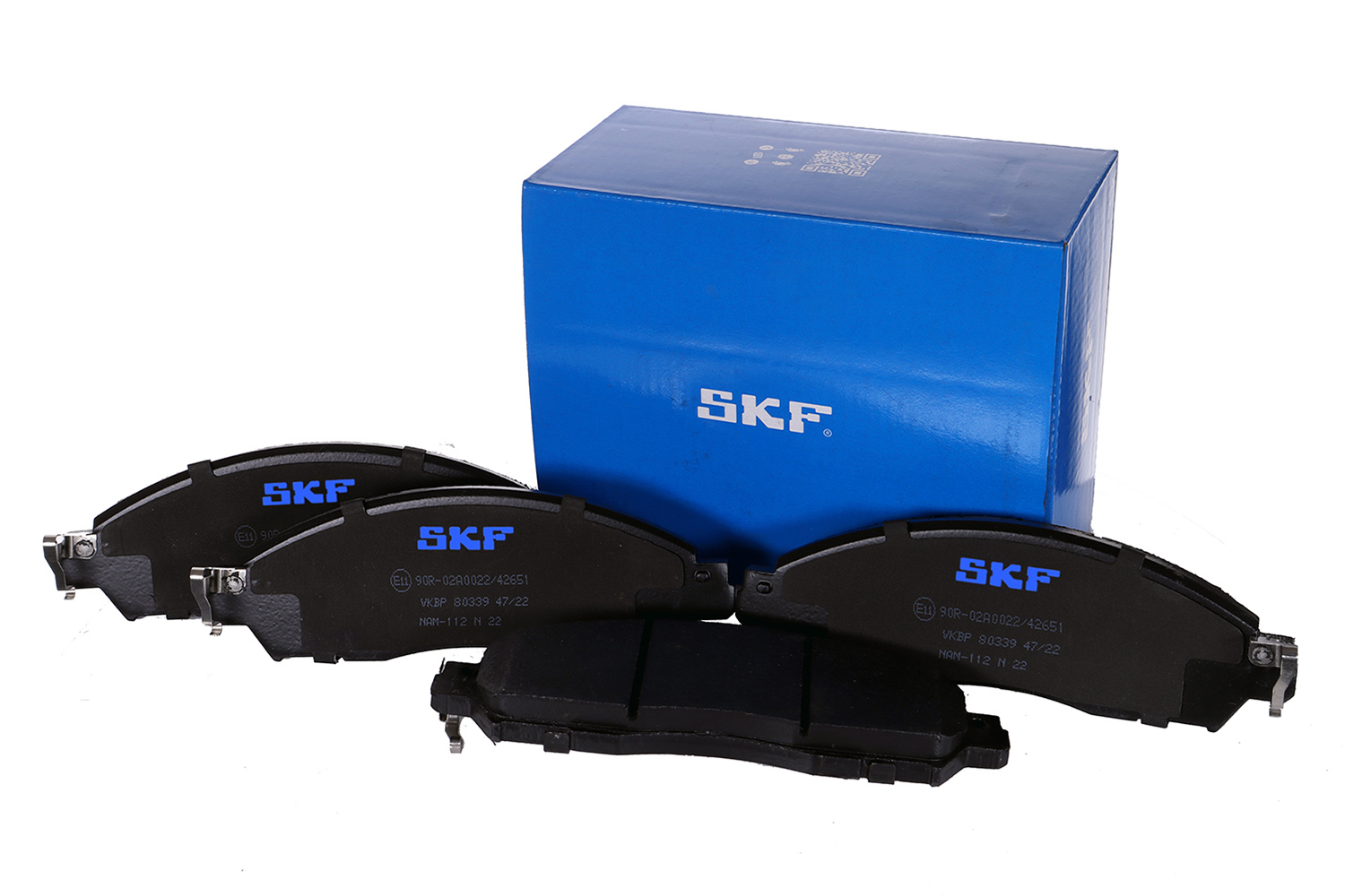 stabdžių trinkelių rinkinys, diskinis stabdys - VKBP 80339 SKF